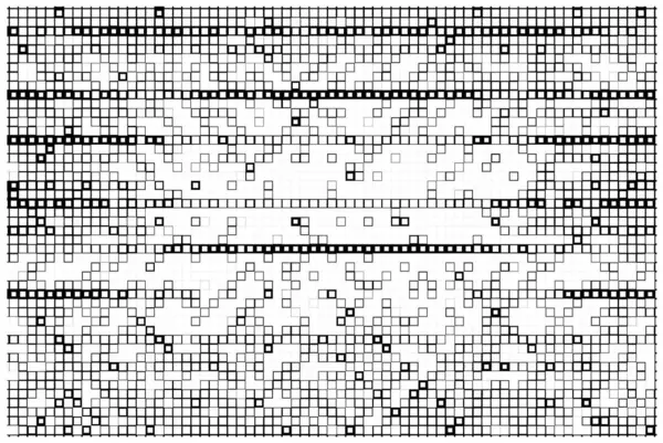 Абстрактные Черно Белые Геометрические Квадраты Дизайна — стоковый вектор