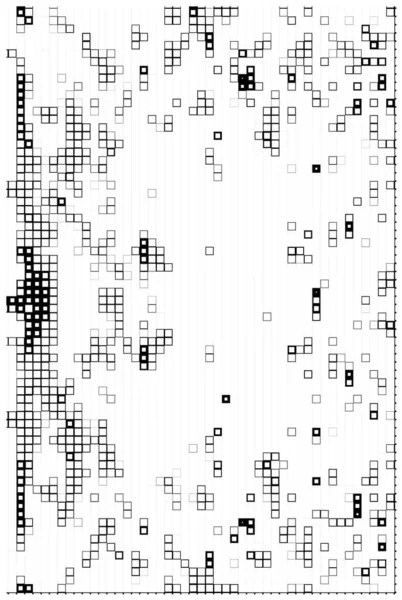Cuadrados Geométricos Abstractos Blanco Negro Para Diseño — Archivo Imágenes Vectoriales