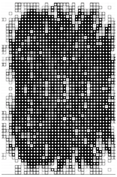 抽象的なテンプレート 黒と白のピクセルが付いている壁紙 — ストックベクタ