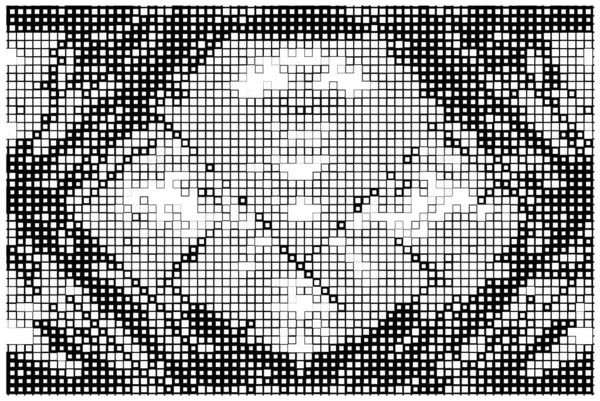 Διακοσμητικό Μαύρο Και Άσπρο Φόντο Τετράγωνα Διανυσματική Απεικόνιση — Διανυσματικό Αρχείο