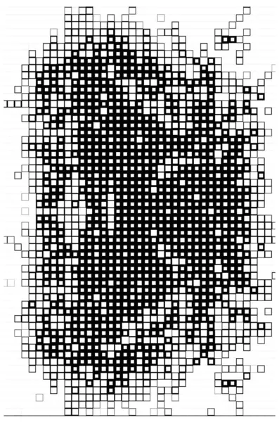 Soyut Şablon Siyah Beyaz Pikselli Duvar Kağıdı — Stok Vektör