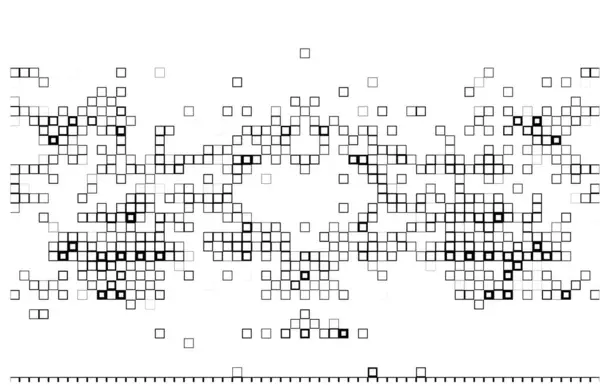 Abstraktní Černobílé Geometrické Čtverce Pro Design Grafiku — Stockový vektor