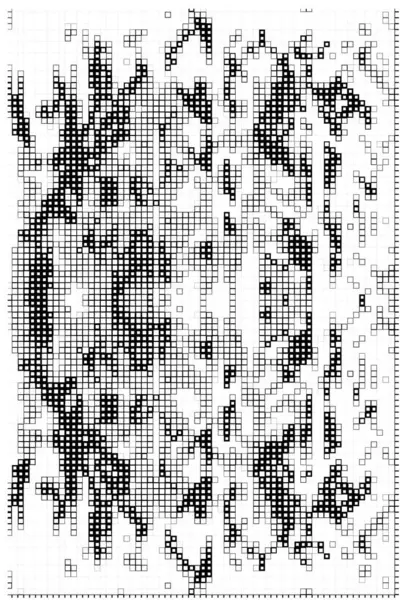 Соблазн Обои Черно Белыми Пикселями — стоковый вектор