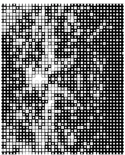 モザイクピースの壁紙 抽象的な黒と白のイラスト — ストックベクタ