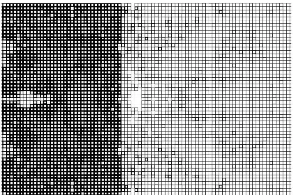 Tapety Mozaikovými Tvary Abstraktní Černobílá Ilustrace — Stockový vektor