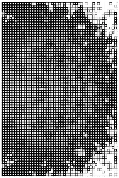 Hintergrund Mit Kleinen Stücken Abstrakte Schwarz Weiß Illustration — Stockvektor