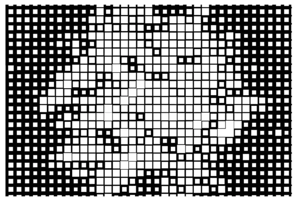 Διακοσμητικό Μαύρο Και Άσπρο Φόντο Τετράγωνα Διανυσματική Απεικόνιση — Διανυσματικό Αρχείο