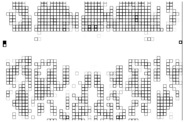 Geometric Black White Pattern Vector Illustration Seamless Background — Stockový vektor