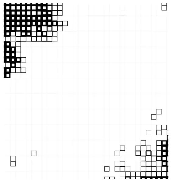 Geometric Black White Pattern Vector Illustration Seamless Background — ストックベクタ