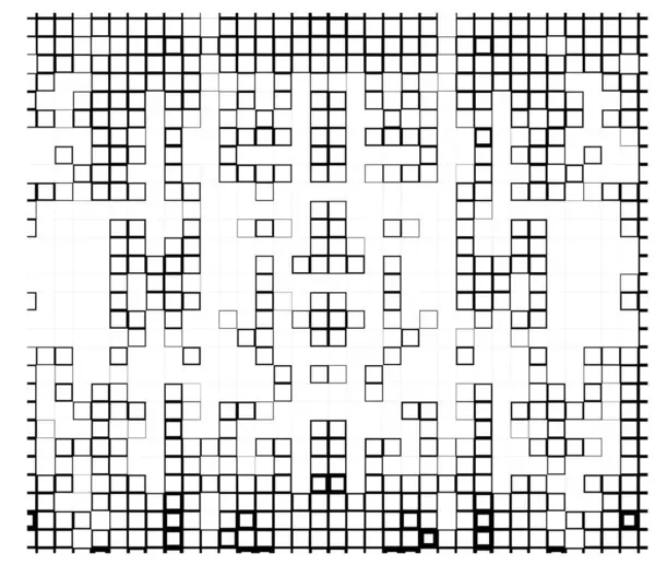 Creativo Abstracto Grueso Monocromo Negro Blanco Vector Textura Fondo — Archivo Imágenes Vectoriales