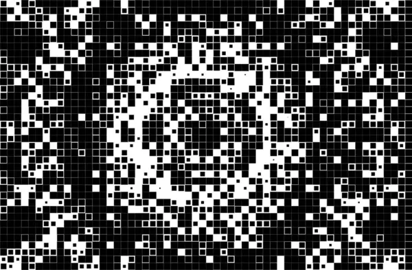 Abstrait Vecteur Grungy Monochrome Texturé Fond Noir Blanc — Image vectorielle