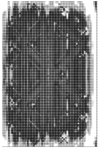 抽象的な壁紙 黒と白のピクセルでレイアウトする — ストックベクタ