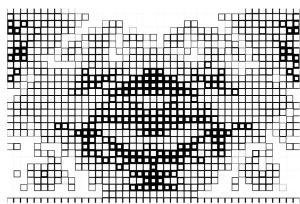 Abstrait Vecteur Créatif Grungy Monochrome Texturé Fond Noir Blanc — Image vectorielle