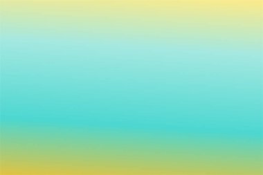 Sarı, Tiffany, Mavi Cyan ve Freesia renkleriyle soyut, bulanık bir arkaplan. Hafifçe bulanık arka plan. Grafik tasarım, afiş ve web için odaklanmış vektör illüstrasyon şablonu