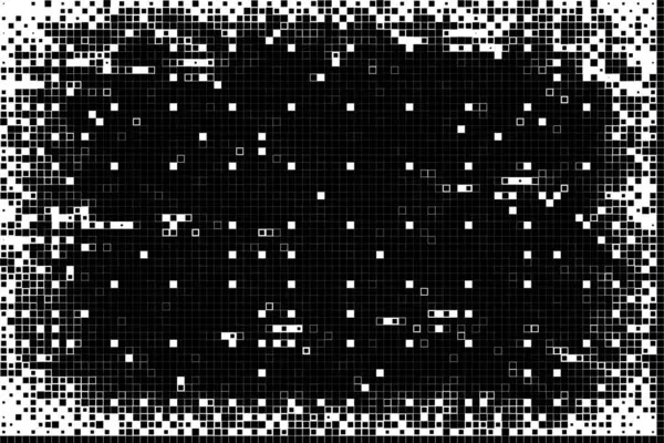 Abstrakte Grungy Monochrom Schwarz Weiß Vektor Textur Hintergrund — Stockvektor