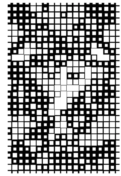 Abstrakcyjny Grungy Monochromatyczne Czarny Biały Wektor Tekstury Tło — Wektor stockowy