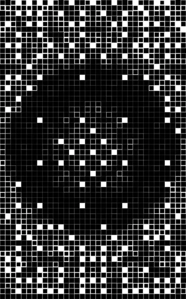 Abstrait Vecteur Grungy Monochrome Texturé Fond Noir Blanc — Image vectorielle