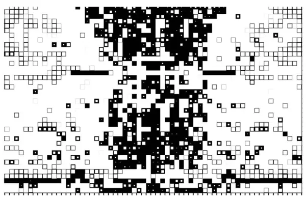 抽象的なベクトル グングリー モノクロ テクスチャ 黒と白の背景 — ストックベクタ