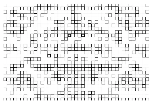 Черно Белый Монохромный Абстрактный Векторный Фон — стоковый вектор