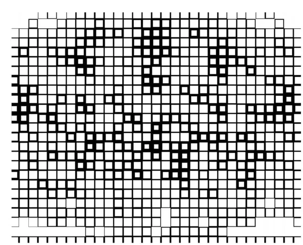 Grungy Vecteur Abstrait Monochrome Texture Fond — Image vectorielle