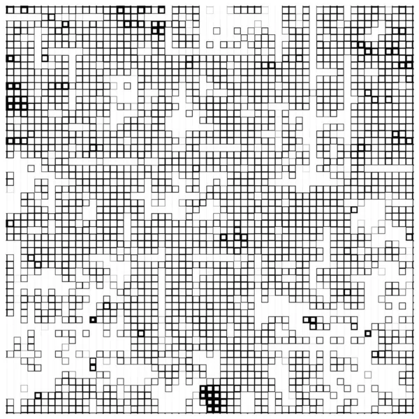 黒と白のグングリーモノクロ抽象ベクターテクスチャの背景 — ストックベクタ
