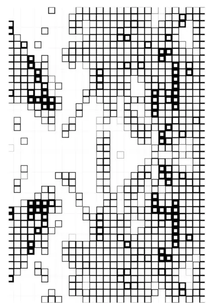 抽象的な黒と白のベクトルグングリーモノクロの背景 — ストックベクタ