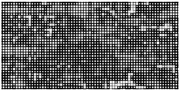 黒と白の正方形とピクセル 抽象的な背景 — ストックベクタ