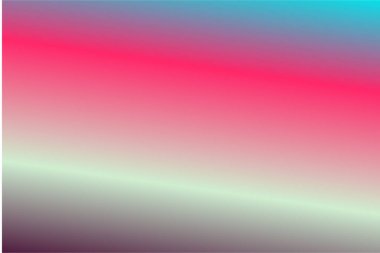 Turkuaz Gül, Kırmızı, Yeşil soyut arkaplan, vektör illüstrasyonu