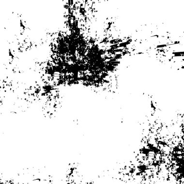 Çizik ve çiziklerle dolu siyah beyaz bir arka plan. Soyut vektör illüstrasyonu.