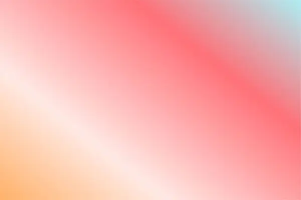 Sfondo Sfumato Colorato Ciano Corallo Rosa Quarzo Arancione — Vettoriale Stock