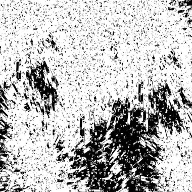 Siyah beyaz, grunge desenli soyut bir arka plan. vektör illüstrasyonu.  