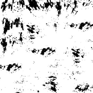 Siyah beyaz, grunge desenli soyut bir arka plan. vektör illüstrasyonu.  