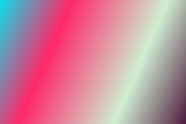 Turkuaz Gül, Kırmızı, Yeşil soyut arkaplan, vektör illüstrasyonu