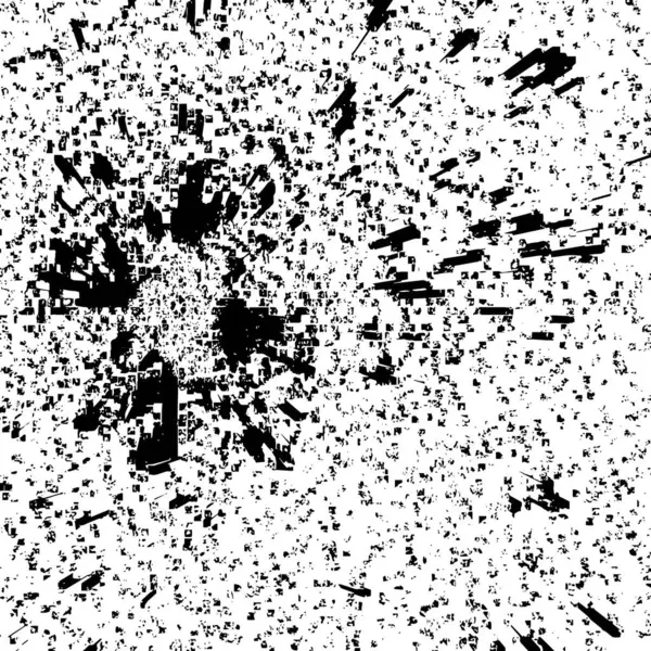 抽象的な黒と白のグランジモノクロの背景 — ストックベクタ
