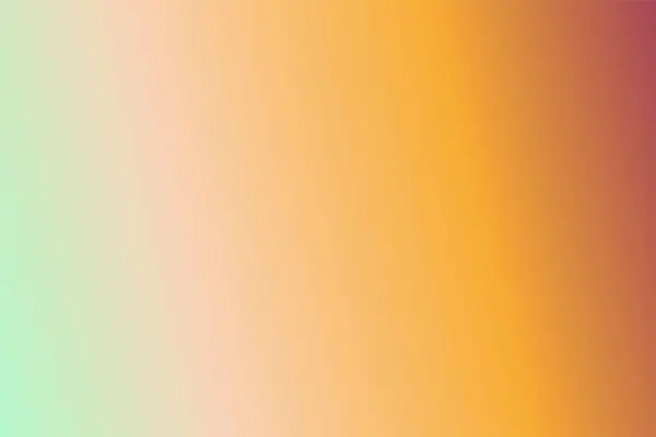 Abstracte Pastel Zachte Kleurrijke Verloop Achtergrond Met Munt Perzik Mandarijn — Stockvector