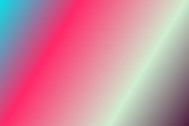 Turkuaz Gül, Kırmızı, Yeşil soyut arkaplan, vektör illüstrasyonu