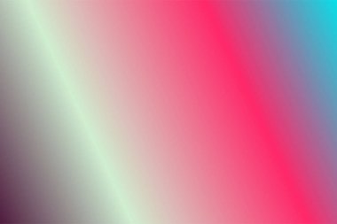 Turkuaz Gül, Kırmızı, Yeşil soyut arkaplan, vektör illüstrasyonu