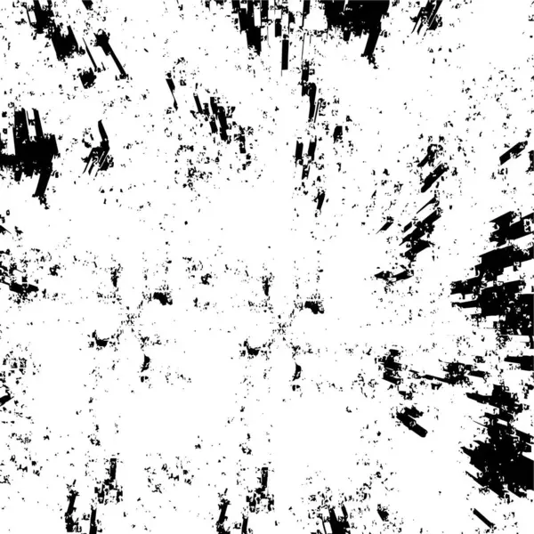 Verstörte Hintergrundtextur Schwarz Weiß Textur — Stockvektor