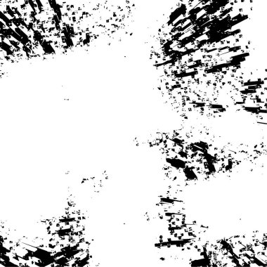 Soyut grunge arkaplanı. Monokrom dokusu. vektör illüstrasyonu