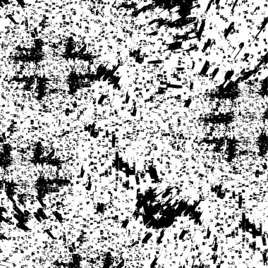 Siyah ve beyaz renklerde soyut grunge arkaplanı. vektör illüstrasyonu