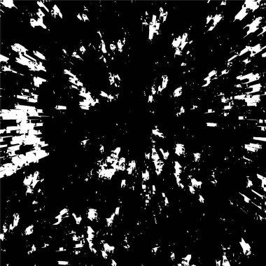 Siyah beyaz olarak soyut bir arkaplan. Arkaplanda çizikler var. vektör illüstrasyonu