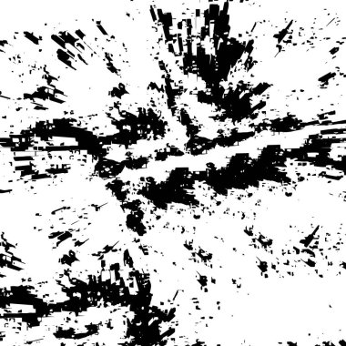 Siyah beyaz olarak soyut bir arkaplan. Arkaplanda çizikler var. vektör illüstrasyonu