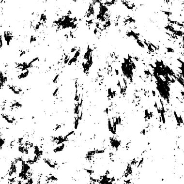 Çizik ve çiziklerle dolu siyah beyaz bir arka plan. Soyut vektör illüstrasyonu.