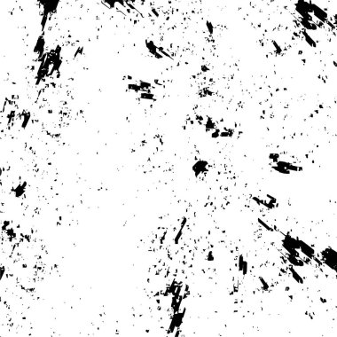 Çizik ve çiziklerle dolu siyah beyaz bir arka plan. Soyut vektör illüstrasyonu.