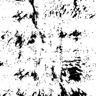 Siyah ve beyaz olarak sıkıntılı bir doku. Grunge 'un arka planı. Çizgiler ya da üstüste. Vektör. soyut geometrik doku.