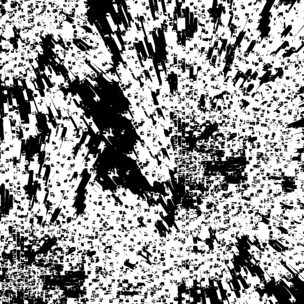 Abstrakter Hintergrund Schwarz Weiß Texturierter Hintergrund Mit Kratzern Vektorillustration — Stockvektor