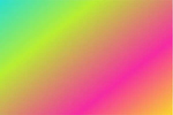 Barevné Gradient Pozadí Zlatá Horká Růžová Neonově Zelená Aqua — Stockový vektor