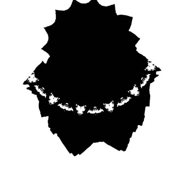 Yaprakların el çizimi çelengi.