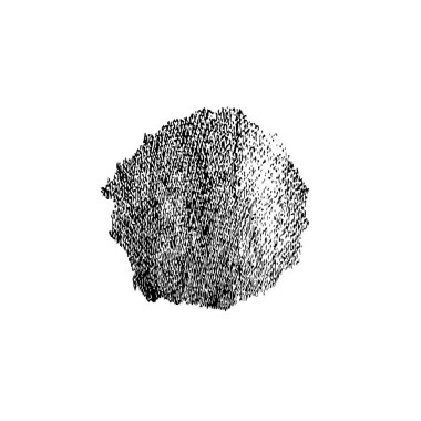 vektör siyah el çizilmiş daire. Yuvarlak. grunge fırça mürekkep dokusu.