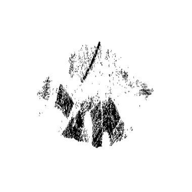 siyah ve beyaz soyut geometrik şekil. tasarım elemanı. vektör illüstrasyonu 